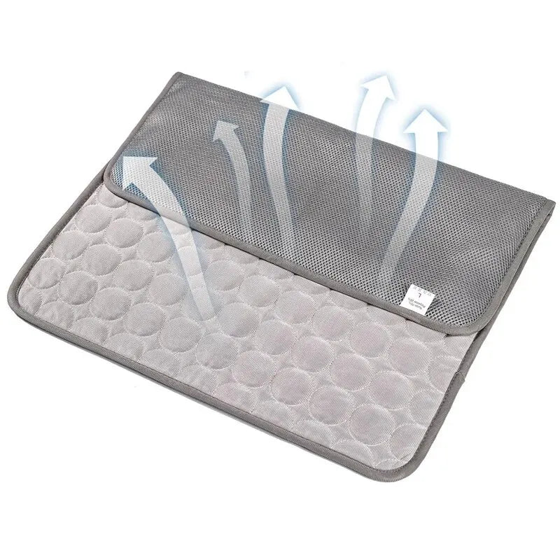 Tapis rafraîchissant pour animaux de compagnie, idéal pour l'été, pour chats et chiens. Coussin de couchage et couverture rafraîchissante pour canapé, résistante et durable.