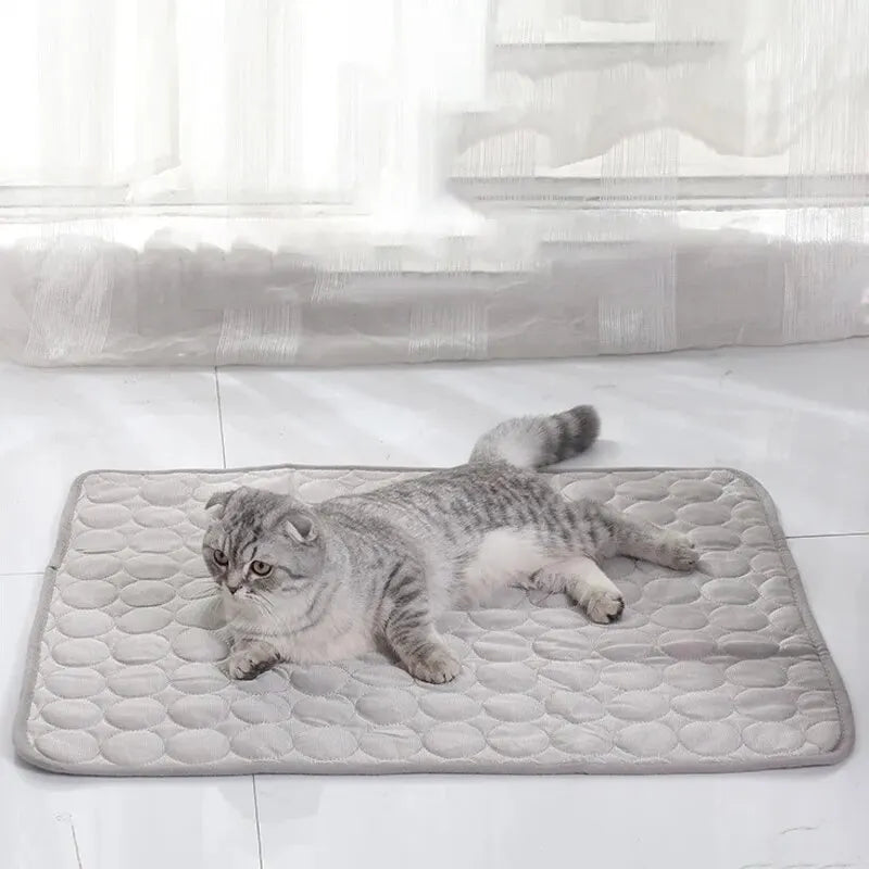 Tapis rafraîchissant pour animaux de compagnie, idéal pour l'été, pour chats et chiens. Coussin de couchage et couverture rafraîchissante pour canapé, résistante et durable.